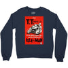 vintage tt race poster, ideal gift or birthday present Crewneck Sweatshirt
