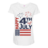 happy 4th of july Maternity Scoop Neck T-shirt