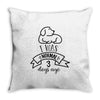 I WAS NORMAL 3 DOGS AGO Throw Pillow