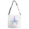birthday unicorn family series brother Adjustable Strap Totes