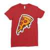hot pizza Ladies Fitted T-Shirt