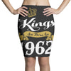 kings are born in 1962 Pencil Skirts