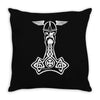 thorshammer mj&ouml;lnir odin wikinger germanen Throw Pillow