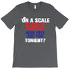 on a scale of one to america how free are you tonight T-Shirt