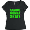 skaters gonna skate Women's Triblend Scoop T-shirt