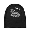 girls fish too only prettier Baby Beanies