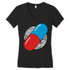 akira pill 2 Women's V-Neck T-Shirt