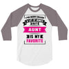 I've Been Called A Lot Of Names But Aunt Is My Favorite 3/4 Sleeve Shirt