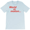 world in motion england italia 90 world cup football retro T-Shirt