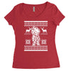 christmas saiyan prince Women's Triblend Scoop T-shirt