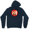 route 66 sign distressed, ideal birthday gift or present Unisex Hoodie
