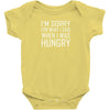 hungry apology Baby Onesie