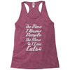 i love cats girls Racerback Tank