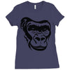 monkey face Ladies Fitted T-Shirt