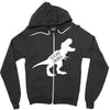 Teachersaurus Zipper Hoodie