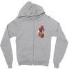 realistic human heart Zipper Hoodie