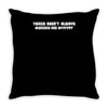 things aren't always black and white computer geek Throw Pillow