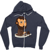 abraham play the game Zipper Hoodie
