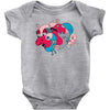 rhino splat Baby Onesie