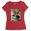napoleon bonaparte stormtrooper funny retro Women's Triblend Scoop T-shirt