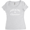 cocaine and caviar Women's Triblend Scoop T-shirt