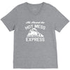 all aboard hot mess express train V-Neck Tee