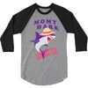 Mommy Shark -Shark Do Do Do 3/4 Sleeve Shirt