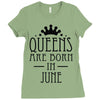 queens are born in june (2) Ladies Fitted T-Shirt