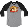 pizza pug 3/4 Sleeve Shirt