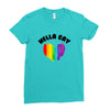 Hella Gay Ladies Fitted T-Shirt