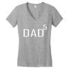 dad of 5 Women's V-Neck T-Shirt