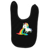where rainbows come from (green) Baby Bibs