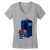 back to his roots Women's V-Neck T-Shirt