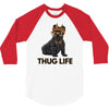 thug life 3/4 Sleeve Shirt