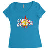 captain obvious Women's Triblend Scoop T-shirt