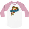 life is a pizza party 3/4 Sleeve Shirt