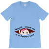 January Peeking Out Baby Girl T-Shirt