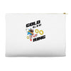 gold all in my ring Accessory Pouches