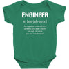 definition of engineer Baby Bodysuit