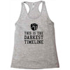this is the darkest timeline Racerback Tank