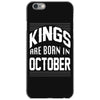 kings are born in october iPhone 6/6s Case