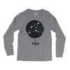 Virgo Zodiac Sign Minimal Design Long Sleeve Shirts