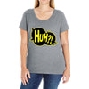 huh bang pow boom splat carto Ladies Curvy T-Shirt