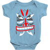 addict x mysterious al mask Baby Onesie
