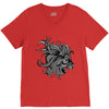 lion zentangle V-Neck Tee