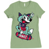 foxes Ladies Fitted T-Shirt