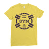 train hard Ladies Fitted T-Shirt