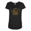 star bars Maternity Scoop Neck T-shirt