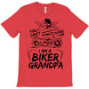 You Cant Scare Me I am Biker Grandpa T-Shirt