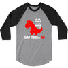 funny dino 3/4 Sleeve Shirt